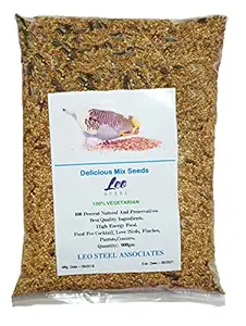 Daily Diet Mix Seeds for Budgies, cockatail, Lovebirds Food Mix Seeds for Bird-900gm