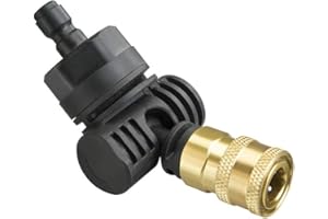WORX Schwenkbarer Quick-Connect-Adapter, Schwarz