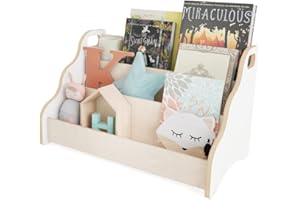 ‎MAMOI MAMOI® Bücherregal, Bücherkiste für Zimmer, Book Shelf, Buchregal, Wandregal, Bücherregal, Bücherbank aus Holz