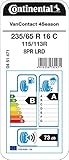 conti contact ganzjahresreifen test Reifenart: Ganzjahres CONTINENTAL VanContact 4Season  - 235/65/16 115R - B/A/73dB - Ganzjahresreifen (Transporter)