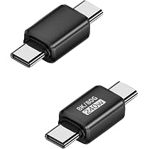 Adattatore USB-C Femmina A USB-A Maschio 3.0 – Ricarica 240W E Dati 10Gbps Con Portachiavi, In Alluminio (Argento, Nero O Arancione)