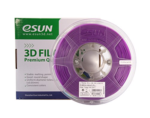 eSun 3D Filament – PLA, 1Kg, 1.75 / 3.00 mm – Verschiedene Farben, Druck Tempe. 190-220℃, für 3D Drucker z.B. MakerBot RepRap MakerGear Ultimaker Mendel Huxlep UP Thing-o-matic, Universal - 4