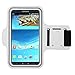 Produktbild Weiß Outdoor Running Sport Sportarmband Schutzhülle für Samsung Galaxy S8 Plus/Note 8/LG Stylus 3/LG G6/Q6/LG K4 K8 K10/Motorola Moto G5S Plus/E4 Plus/Z2 Play/BLU Vivo 8/R2/wileyfox Swift 2 x/Huawei P10 Plus