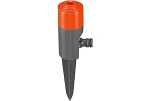 Gardena Classic Spray Sprinkler Fox: Gentle lawn sprinkler for the smallest are (maximum 11 m diameter), ideal for beds and front gardens, can be fixed securely in the ground; mobile use (1951-20)