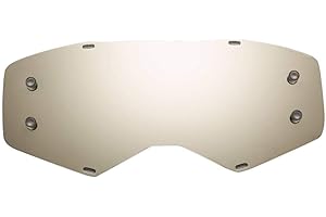 SeeCle Compatible pour Scott Prospect 415159 lentilles de rechange pour masques orange effet miroir compatible pour masque Scott Prospect Homme