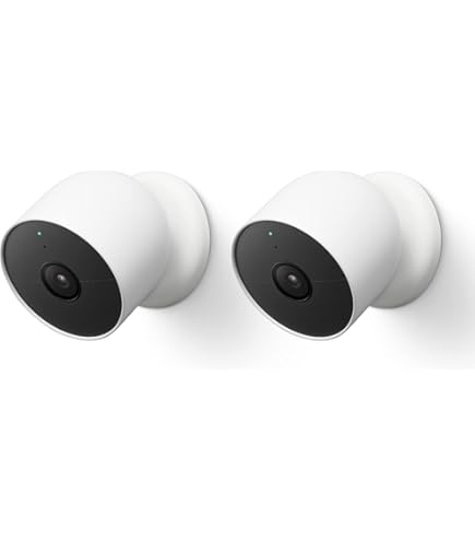 Google Nest Cam ホワイト Google Nest Cam z reflektorem – na zewnątrz z kablem