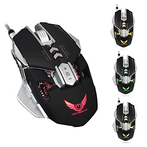 Preisvergleich Produktbild broadroot X300 LED-Hintergrundbeleuchtung Wired Gaming Maus 3,200dpi 7 programmierbare Tasten
