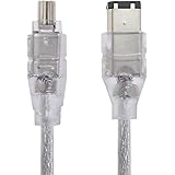 Xiwai 1394 Câble adaptateur iLink mâle à 6 broches vers Firewire 400 IEEE 1394 4 broches pour appareil photo et caméscope