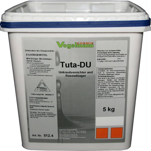 Unkrautvernichter mit Rasendünger Tuta DU 5kg