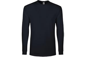 CHEMAGLIETTE! T Shirt Uomo - Maglietta Manica Lunga Cotone, Tshirt Maglia Maniche Lunghe da Lavoro, T-Shirt Tinta Unita Stampabili Girocollo, Maglia Basic Evolution T