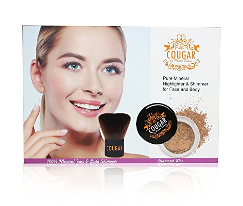 Cougar Pure Mineral Highlighter with Kabuki Brush