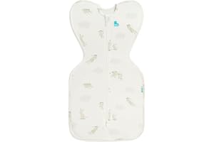 Love To Dream™ Swaddle UP™, Small 3.5–6 kg – Cloud Bunnies | Snug Fit, Supports Healthy Sleep Routine | 1.0 TOG Ideal for Spr