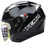 Jethelme Rollerhelm Sturzhelm Chopper Helm - YEMA YM-627...