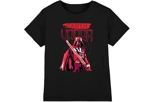 Star Wars färg Vader unisex barn t-shirt