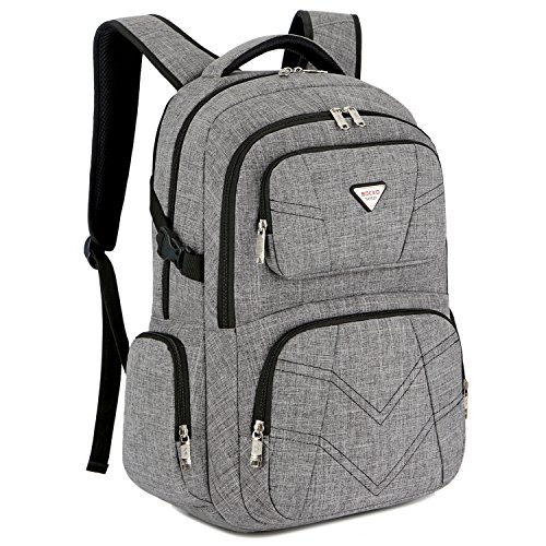 Laptop Rucksack mit USB Anschluss  SOCKO 17 3 Zoll Wasserdicht Rucksack Schulrucksack Business Backpack Reisen Campus Rucksack Outdoor Daypack f  r Sp
