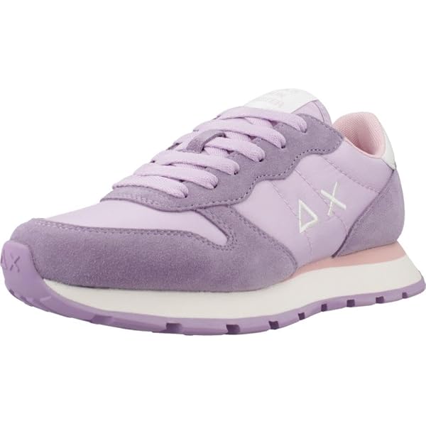 SUN68 Sneakers Bambina Girl's Ally Big Glitter Kid - Scarpe Running Nero Con Glitter - Chiudi Con Lacci Elastici E Strap - 5