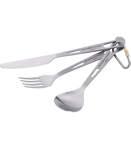 iBasingo Bol en Titane Assiette Bol Ultraléger à Paroi Simple Plat Vaisselle de Camping en Plein Air Ustensiles de Cuisine avec Sac de Transport Ti15163BI