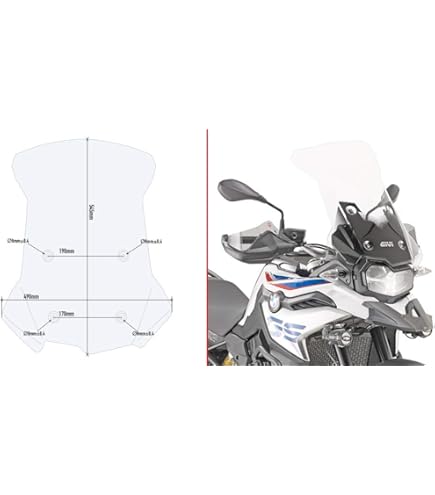 Montážní Sada Pro Plexi D5127S/ST A AF5127 GIVI D5129KIT Pro BMW F 750 Gs  18 21