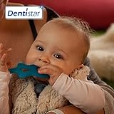 Dentistar® Beißring Set für Babys ab 3 Monate – Stern – Zahnungshilfe Baby aus TPE, Kühlbeißring reicht bis an die Backenzähne, Made in Germany - 3