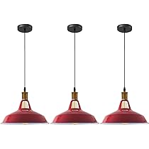 Lampadario Industriale Vintage A Sospensione - 3 Pezzi, E27, Nero/rame. Per Loft, Bar, Casa - Foto 10