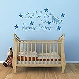 Wandtattoo - Clickzilla - A132 - Schlaf gut kleiner Prinz