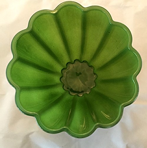 Vase Blumenvase Glasvase grün 17 cm hoch – hochwertig • auch als Übertopf für Orchideen verwendbar, Vasen Blumenvasen - 3