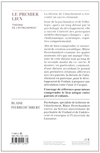 Book's Cover of Le premier lien. Théorie de l'attachement
