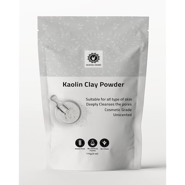 Nativilis Weißer Kaolin-Ton (Amazonas-Kaolin) – Feines Pulver Für Gesichts- Und Körper-Masken