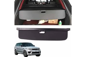 LCTLYQ für Land Rover Range Rover Sport 2014-2021 Auto Laderaumabdeckung Kofferraum Ablagen Einziehbare Cargo Abdeckung Kofferraumabdeckung Paket Cover Schutz Aufbewahrung Ausziehbar Rollo Innere ZubehöR