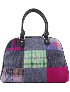 Damenhandtasche aus Tweed, in Patchwork-Optik, in 2Farben LB1022