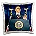Produktbild 3dRose Präsident Obama gibt National Rede, weiß, 40,6 x 40,6 cm Kissen Fall