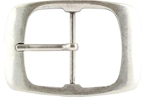 BELTINGER Fibbia per cintura 5,0 cm | Doppia fibbia Fibbia per cintura 50 mm massiccia | Fibbia a spillo | Per cinture intercambiabili larghe fino a 5 cm