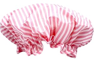 SMUG Cuffia da doccia | Cuffia da doccia impermeabile con fodera elastica | Tre stampe disponibili | Docce & Make up | Cuffia da doccia per donne UK Capelli lunghi Capelli corti | Caramelle