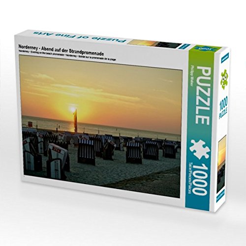 Preisvergleich Produktbild Norderney - Abend auf der Strandpromenade 1000 Teile Puzzle quer