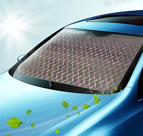 SUAIBEI Premium Quality Reversible Silver Car Sunshade- Blocks Sun UV Rays of the Intense Summer Temperature , D