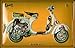 Produktbild Vespa Scooter 125, in Detail 3D geprägt & gewölbt Strong Metall blechschild 20 x 30 cm Zoll