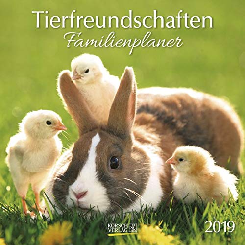 Tierfreundschaften (BK) 226719 2019: Broschürenkalender mit Ferienterminen