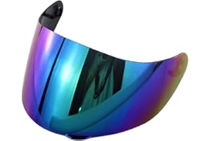 ERYUE Motorrad Windschutz,Motorrad Windschutz Helm Objektiv Visier Vollgesichts Fit für AGV K1 K3SV K5