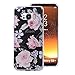 Produktbild Galaxy S8 Plus Glitzer Handyhülle,Tpu Bumper Hülle für Samsung Galaxy S8 Plus,Leeook Kreative Stylish Rosa Rose Blume Muster Glänzend Glitzer Schutz HandyHülle Slim Fit Bling Shiny Weich Gel Silicone Rückseite Hülle TPU Tasche Schale Bumper Ultradünn Flexibel Schutzhülle für Samsung Galaxy S8 Plus + 1 x Schwarz Eingabestift-Rosa Rose Blume