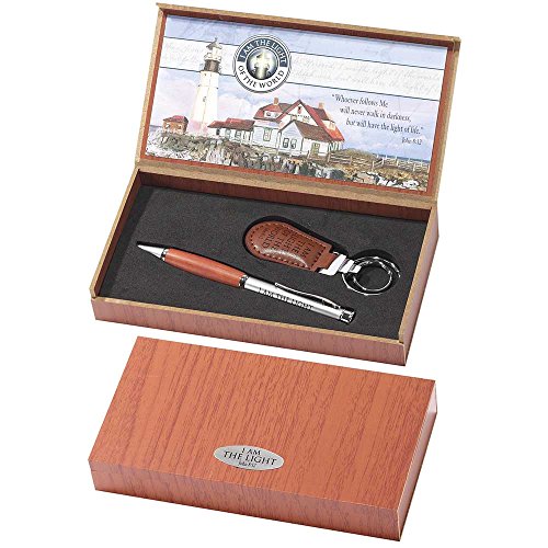 Dicksons I Am the Light Pen and Key Ring Set