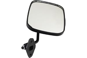 Universell Backspegel för traktor husvagn grävmaskin gaffeltruck lastbilar gräsklippare släpvagn golf arabası gräsklippare elfordon tre fyra hjul (svart, höger sida)