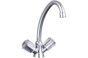 VEREG Niederdruck Zweigriff-Spülttischarmatur Bilbao, Chrom