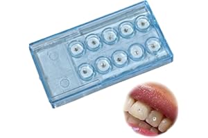 Angelkiss 10pcs 2mm Dente Dente Cristallo Ornamenti Denti Gioielli Decorazione Chiodo Gioielli Bianco