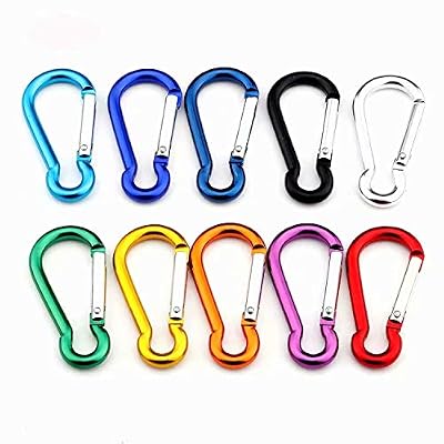 kiddybo Gourde-Forme Porte-clefs Mousqueton 10pcs Mini-clips De Verrouillage