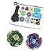 Produktbild MagiDeal Meister 4D System Kampf Kreisel mit Zubehör Kinder Spielset, Geschenk für Kinder ab 5 Jahre alt