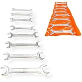 Jouis Anahtar Takımı 8 Par&ccedil;a Seti Ağzı A&ccedil;ık &Ccedil;ift Taraflı 6-22MM 6X7-8X9-10X11-12X13-14X15-16X17-18X19-20X22 Araba Motorsiklet