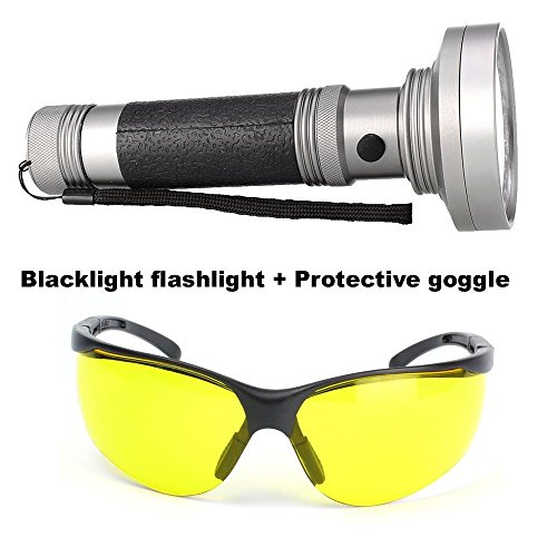 Delipop 100 Leds 395nm UV Blacklight Taschenlampen Bestrahlungsbereich für die Erkennung von Skorpionen Pet Urin Fleck Gefälschte Währung - 4