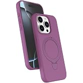 CONSTRAIN - iPhone 14 Pro Max ile uyumlu Apple Kılıf Magsafe ile uyumlu Halkalı Extra Standlı i&ccedil;i Kadife Yumuşak Renkli Silik