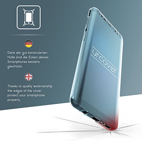 Urcover   Funda Samsung Galaxy S8 Plus Carcasa Protectora 360 Grados TPU Azul   Funda Samsung Galaxy S8 Plus M  vil Smartphone