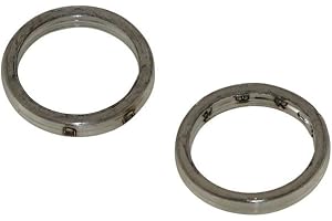 CITOMERX Auspuff Krümmer Dichtung Set 2 Stück 33x25x4 mm für Cagiva Honda Sachs Kymco Keeway